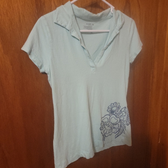 Old Navy Blue Collar Shirt - Picture 6 of 6